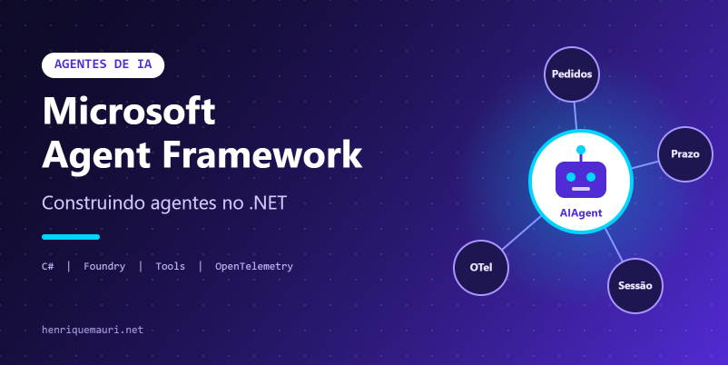 Construindo agentes de IA com o Microsoft Agent Framework no .NET
